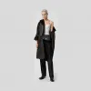 博百利/Burberry 双腰平织长裤 (黑色) - 女士  80244581