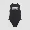 博百利/Burberry 徽标印花连体泳衣  P80262781