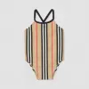 博百利/Burberry 标志性条纹泳衣  P80263761