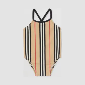 博百利/Burberry 标志性条纹泳衣  P80263761