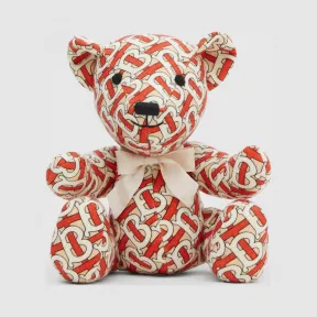 博百利/Burberry 专属标识印花美利奴羊毛 Thomas 泰迪熊 (朱红色) - 儿童  80267001