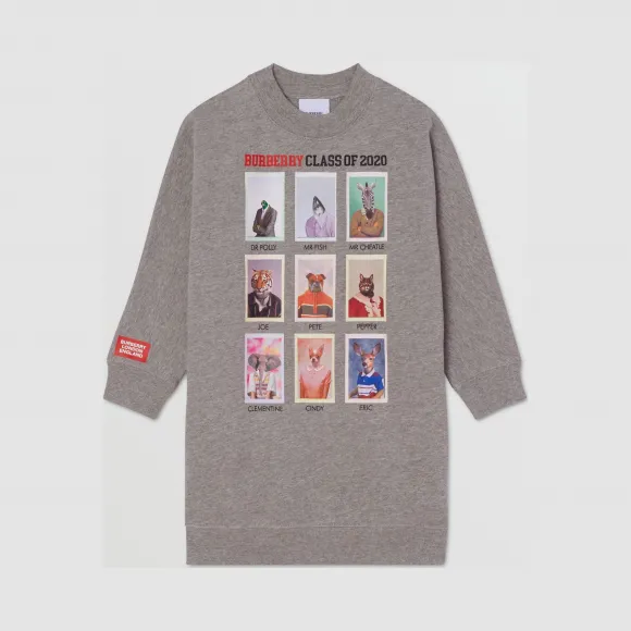 博百利/Burberry 儿童 角色印花棉质连衣裙  80306521