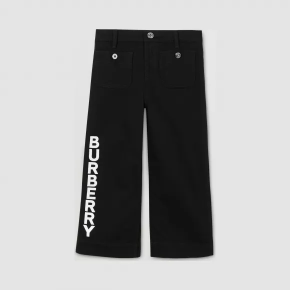 博百利/Burberry 儿童 徽标印花日本牛仔裤  80332271