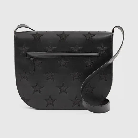 博百利/Burberry 男士 Olympia – 星辰图案皮革埃伦匹亚斜背包  80348591