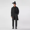 博百利/Burberry 格纹棉质量裁九分裤 (炭灰色) - 男士 80442971