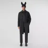 博百利/Burberry 人字纹羊毛量裁九分裤 (炭灰麻灰) - 男士 80462031
