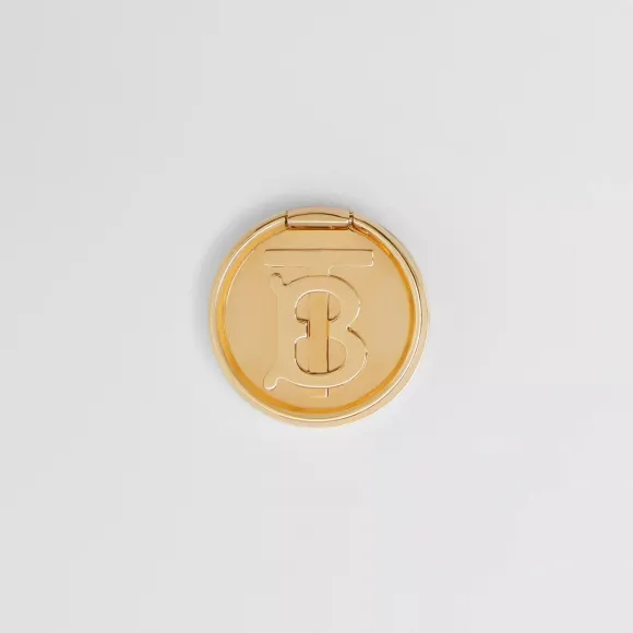 博百利/Burberry 镀金专属标识装饰手机指环扣 (金色) - 女士 80492661