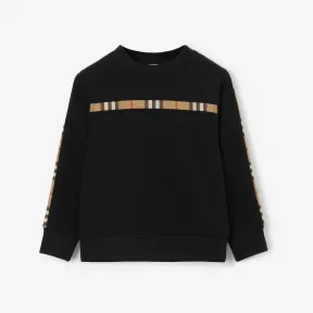 博百利/Burberry 格纹裁片棉质运动衫 80684331