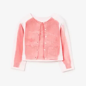 博百利/Burberry 开衫印花棉质运动衫 (雪花石粉红) - 儿童 80695661