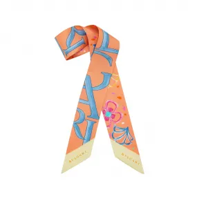 宝格丽/Bvlgari logomania系列 女士 丝巾 244977 logo_garden_shel logo-garden-shel