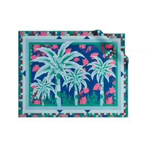 宝格丽/Bvlgari heritage系列 女士 蓝色 丝巾 245402