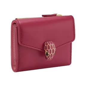 宝格丽/Bvlgari Serpenti Forever 三折钱夹 292538-E SEA-SLIM COMPACT