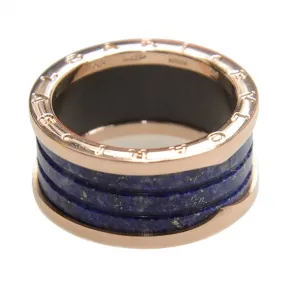 宝格丽/Bvlgari 蓝色 18K玫瑰金  戒指 AN856222