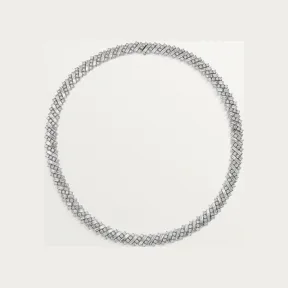 卡地亚/Cartier H7000130 - Reflection de Cartier项链 镶嵌钻石 18K白金 - 白金 钻石