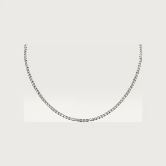 卡地亚/Cartier N7424155 Essential Lines项链 18K白金 白金 钻石 