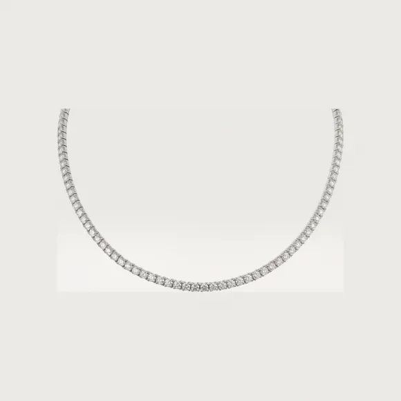 卡地亚/Cartier N7424159 Essential Lines项链 18K白金 白金 钻石 