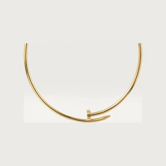 卡地亚/Cartier N7424165 - Juste un Clou颈圈项链 经典款 镶嵌钻石 18K黄金 - 黄金