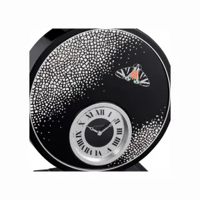 卡地亚/Cartier OC000002 - 精美绝伦蛋壳马赛克装饰高级座钟 - 纯银 镀钯饰面细节