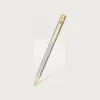 卡地亚/Cartier OP000145 Santos de Cartier圆珠笔 小号款 拉丝金属 镀钯和镀金饰面 