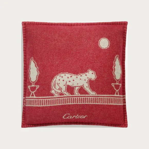 卡地亚/Cartier OS000085 - Panthère de Cartier靠枕 - 美利奴羊毛与羊绒