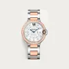 卡地亚/Cartier W3BB0024 - Ballon Bleu de Cartier卡地亚蓝气球腕表 36毫米 精钢色 - 玫瑰K金 自动上链 - 36毫米 自动上链机械机芯 18K玫瑰金与精钢 钻石