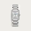 卡地亚/Cartier W4TA0021 - Tank Française腕表 中号 精钢 石英 - 中号表款 石英机芯 精钢 钻石