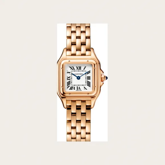 卡地亚/Cartier WGPN0006 Panthère de Cartier腕表 小号 18K玫瑰金 石英 小号表款 石英机芯 18K玫瑰金 