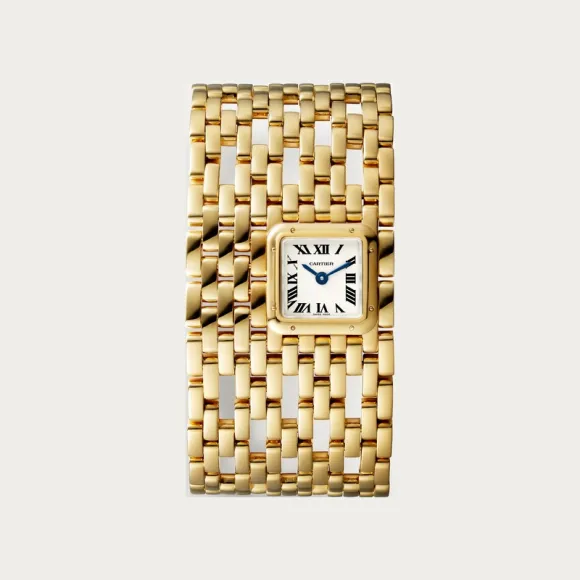 卡地亚/Cartier WGPN0018 Panthère de Cartier腕表 小号款 18K黄金 石英 手镯腕表 石英机芯 18K黄金 