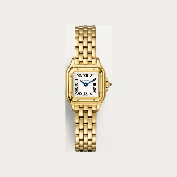 卡地亚/Cartier WGPN0036 Panthère de Cartier腕表 18K黄金 石英 迷你表款 石英机芯 18K黄金 