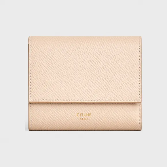 思琳/Celine 女士 小号粒面小牛皮三折钱包 10B573BEL.01BC