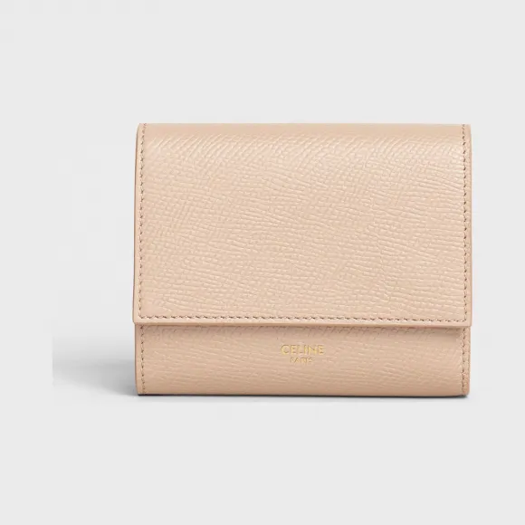 思琳/Celine 女士 小号粒面小牛皮三折钱包 10B573BEL.03ND