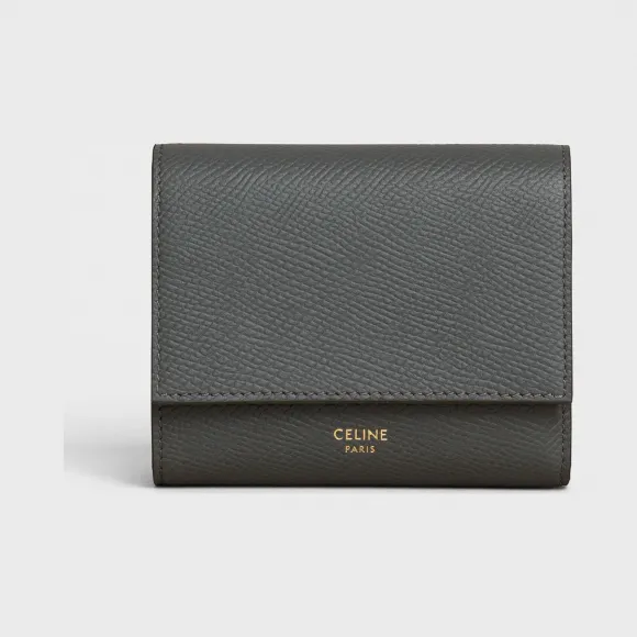 思琳/Celine 女士 小号粒面小牛皮三折钱包 10B573BEL.10DC