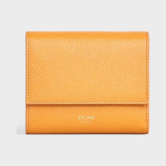 思琳/Celine 女士 小号粒面小牛皮三折钱包 10B573BEL.11OC