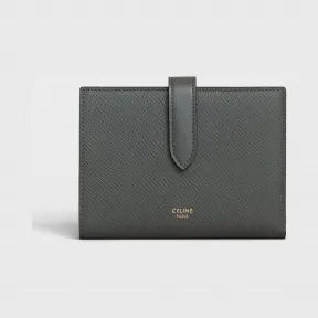 思琳/Celine 女士 中号粒面小牛皮饰带钱包 10B643BFP.10DC