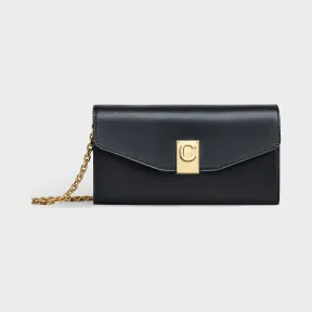 思琳/Celine 女士 C 光滑小牛皮链条钱包 10B903BQ8.38NO