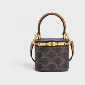 思琳/Celine 迷你标志印花牛皮革化妆箱 10J762CZ1.01TA