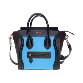 思琳/Celine   蓝色 牛皮 手提包 168243TSH.06TU