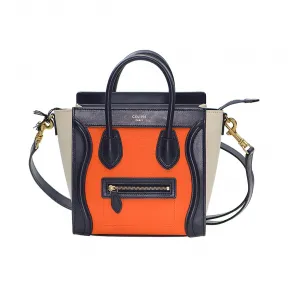 思琳/Celine   橙色 牛皮 手提包 168243XSA.20BQ