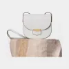 思琳/Celine  Trotteur小号白色粒面小牛皮肩背包 176643ZMB.01BC