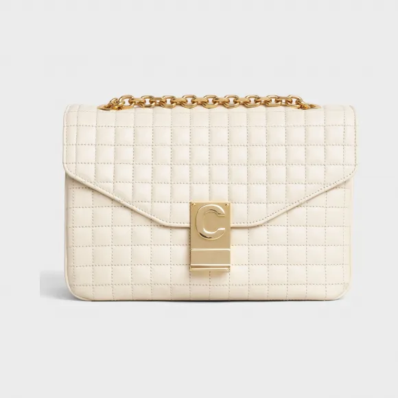 思琳/Celine 女士 C BAG中号绗缝小牛皮肩背包 187253BFC.01VA