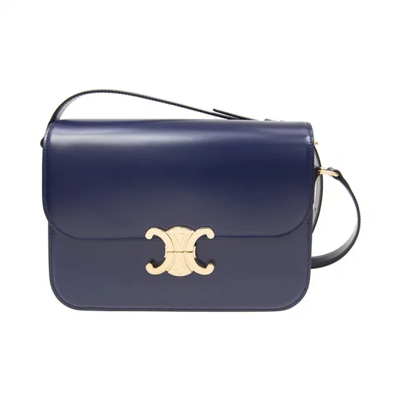 思琳/Celine   蓝色 牛皮 手提包 187363BF4.07BF