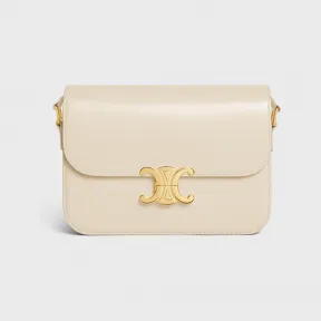 思琳/Celine 女士 Triomphe 中号亮泽小牛皮肩背包 187363BF4.10BL