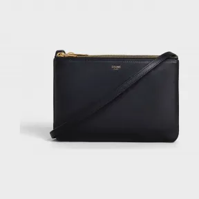 思琳/Celine 女士 Trio光滑小羊皮肩背包 187603BEB.38NO