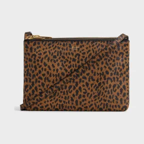 思琳/Celine 女士 豹纹山羊皮三重奏包 187603BKA.19BB