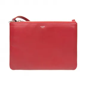 思琳/Celine 女性 大型 TRIO 红色 牛皮 手提包 187613BEB.27ED