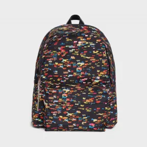 思琳/Celine 男士 中号BEEP印花尼龙双肩包 188382BHX.14ML