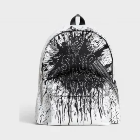 思琳/Celine 男士 中号SHLUP印花尼龙双肩包 188382BKJ.38AW