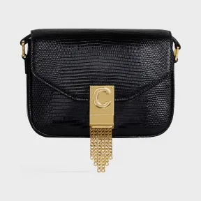 思琳/Celine 女士 CBAG小号Pampille蜥蜴皮手袋 188504BEV.38NO