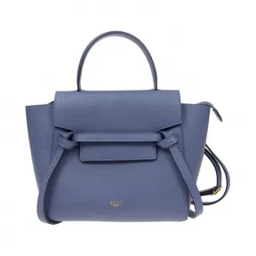 思琳/Celine 女性 袖珍型 BELT 蓝色 牛皮 手提包 189003ZVA.07CH