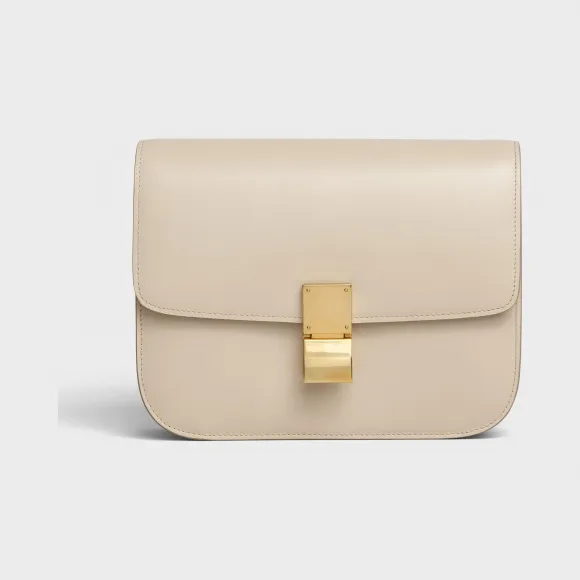 思琳/Celine 女士 Classic中号抛光小牛皮手袋 189173DLS.03LX